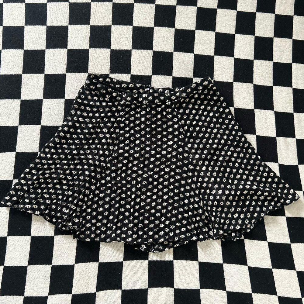 Reformation Daisy Print Mini Skirt